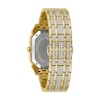 Thumbnail Image 3 of Men's Bulova Octava Crystal Gold-Tone Watch with Octagonal White Dial (Model: 98A295)