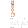 Thumbnail Image 3 of Oval Opal Five Stone Bracelet in Sterling Silver with 18K Rose Gold Plate - 7.25"