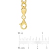 Thumbnail Image 3 of Octagonal Peridot Five Stone Bracelet in Sterling Silver with 18K Gold Plate - 7.25"