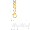 Thumbnail Image 3 of Octagonal Lab-Created Emerald Five Stone Bracelet in Sterling Silver with 18K Gold Plate - 7.25&quot;