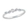 0.07 CT. T.W. Diamond Scatter Five Stone Stackable Band in 10K Gold