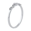 0.07 CT. T.W. Diamond Scatter Five Stone Stackable Band in 10K Gold