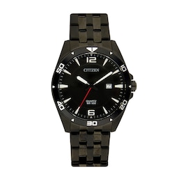 Men's Citizen Quartz Classic Black Watch (Model:&nbsp;BI5055-51E)