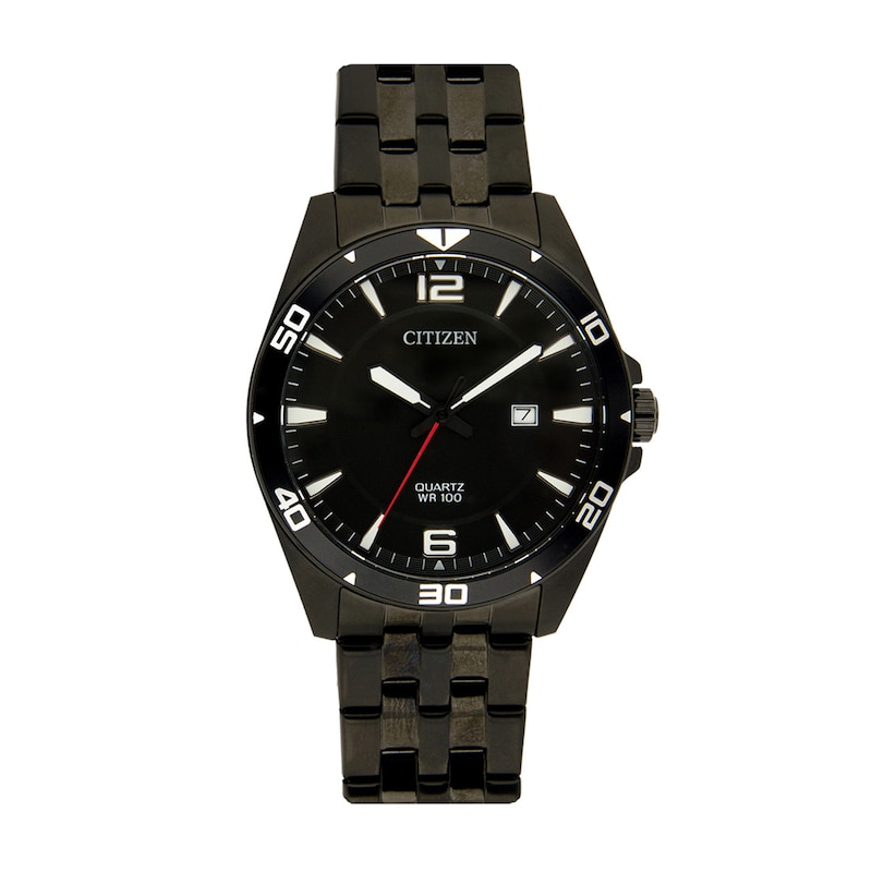 Men's Citizen Quartz Classic Black Watch (Model: BI5055-51E)