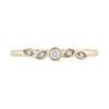 Thumbnail Image 3 of 0.07 CT. T.W. Diamond Scatter Five Stone Stackable Band in 10K Gold