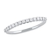 Thumbnail Image 0 of 0.25 CT. T.W. Diamond Scallop Edge Stackable Band in 10K White Gold