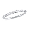 0.25 CT. T.W. Diamond Scallop Edge Stackable Band in 10K Gold