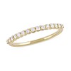 Thumbnail Image 0 of 0.25 CT. T.W. Diamond Scallop Edge Stackable Band in 10K Gold