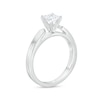 Thumbnail Image 3 of 0.50 CT. Princess-Cut Diamond Solitaire Crown Royal Engagement Ring in 14K White Gold (J/I2)
