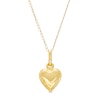 Thumbnail Image 0 of Child's Puffed Heart Pendant in 10K Gold – 15"