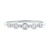 0.15 CT. T.W. Diamond Alternating Stackable Band in 10K Gold