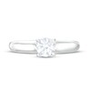Thumbnail Image 3 of 0.50 CT. Certified Canadian Diamond Solitaire Engagement Ring 14K White Gold (I/I1)