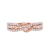 Thumbnail Image 3 of 0.33 CT. T.W. Diamond Double Wrapped Wave Ring in 10K Rose Gold