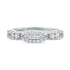 0.25 CT. T.W. Diamond Twist Band in 10K Gold