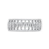 Thumbnail Image 2 of 0.33 CT. T.W. Multi-Diamond Vertical Multi-Row Open Shank Ring in 10K White Gold