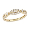 Thumbnail Image 1 of 0.25 CT. T.W. Diamond Twist Band in 10K Gold