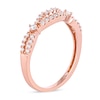 Thumbnail Image 1 of 0.25 CT. T.W. Diamond Twist Band in 10K Rose Gold