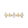 Thumbnail Image 3 of 0.33 CT. T.W. Diamond Alternating Clover Ring in 10K Gold