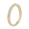 Thumbnail Image 2 of 0.13 CT. T.W. Diamond Crossover Ring in 10K Gold