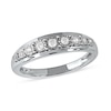 Thumbnail Image 1 of 0.15 CT. T.W. Diamond Single Row Nine Stone Ring in 10K White Gold
