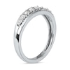 Thumbnail Image 2 of 0.15 CT. T.W. Diamond Single Row Nine Stone Ring in 10K White Gold