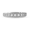 Thumbnail Image 3 of 0.15 CT. T.W. Diamond Single Row Nine Stone Ring in 10K White Gold