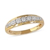 Thumbnail Image 1 of 0.15 CT. T.W. Diamond Single Row Nine Stone Ring in 10K Gold