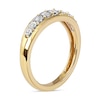 Thumbnail Image 1 of 0.15 CT. T.W. Diamond Single Row Nine Stone Ring in 10K Gold