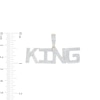 Men's 1.00 CT. T.W. Diamond "KING" Necklace Charm in 10K Gold