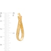 Thumbnail Image 2 of Diamond-Cut Twist Hoop Earrings in 14K Gold