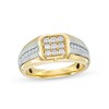 Thumbnail Image 1 of Men's 0.45 CT. T.W. Diamond Octagon-Shaped Ring in 10K Two-Tone Gold