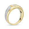 Thumbnail Image 3 of Men's 0.45 CT. T.W. Diamond Octagon-Shaped Ring in 10K Two-Tone Gold