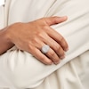 Thumbnail Image 2 of Men's 2.00 CT. T.W. Oval-Shaped Multi-Diamond Frame Ring in 10K Gold
