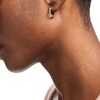 Spiked Huggie Hoop Earrings in 10K Gold