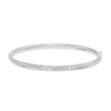 Thumbnail Image 1 of Italian Brilliance™ 4.0mm Diamond-Cut Bangle in Hollow 14K White Gold