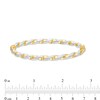 4.0mm Diamond-Cut Twisted Bangle in Hollow 14K Two-Tone Gold