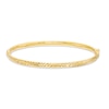 4.0mm Diamond-Cut Bangle in Hollow 14K Gold