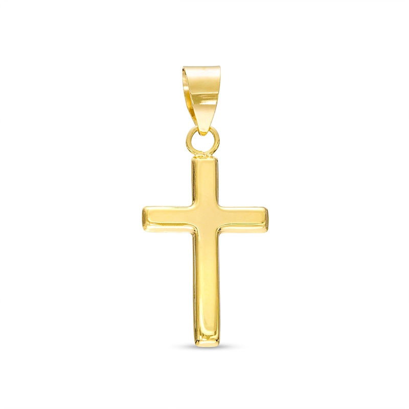 Main Image 1 of Cross Necklace Charm in 10K Gold