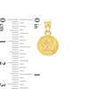 Thumbnail Image 2 of Angel Disc Necklace Charm in 14K Gold