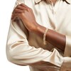 Thumbnail Image 1 of Italian Brilliance™ 9.0mm Diamond-Cut Hollow Mesh Twist Bracelet in 14K Two-Tone Gold – 7.5"