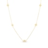 Italian Brilliance™ Diamond-Cut Circle Station Necklace in 14K Gold