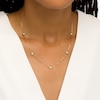 Italian Brilliance™ Diamond-Cut Circle Station Necklace in 14K Gold