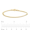 Thumbnail Image 2 of Child's 2.2mm Cuban Curb Chain Bracelet in Hollow 14K Gold - 6.0"