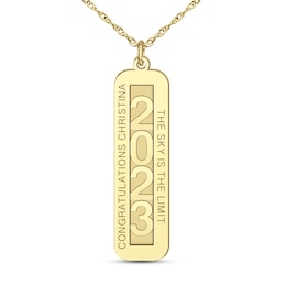 Engravable Year Pendant (1-3 Lines)