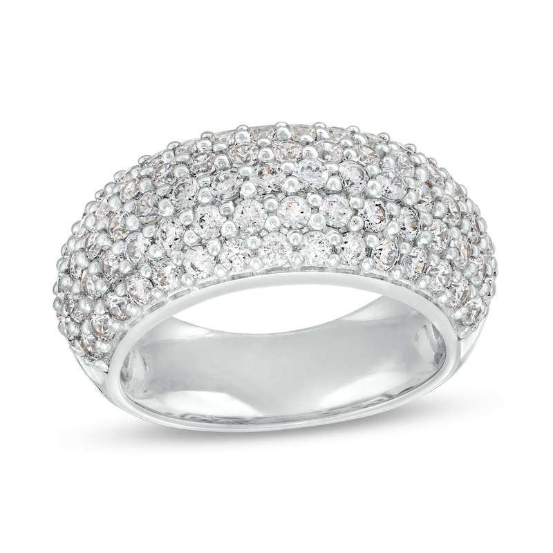 2.00 CT. T.W. Certified Lab-Created Multi-Diamond Anniversary Band in 14K White Gold (F/SI2)|Peoples Jewellers