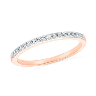 0.96 CT. T.W. Marquise-Shaped Multi-Diamond Double Frame Bridal Set in 10K Rose Gold