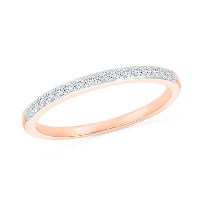 0.96 CT. T.W. Marquise-Shaped Multi-Diamond Double Frame Bridal Set in 10K Rose Gold