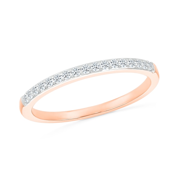 0.96 CT. T.W. Marquise-Shaped Multi-Diamond Double Frame Bridal Set in 10K Rose Gold