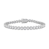 Thumbnail Image 1 of 3.78 CT. T.W. Diamond Tennis Bracelet in 14K White Gold