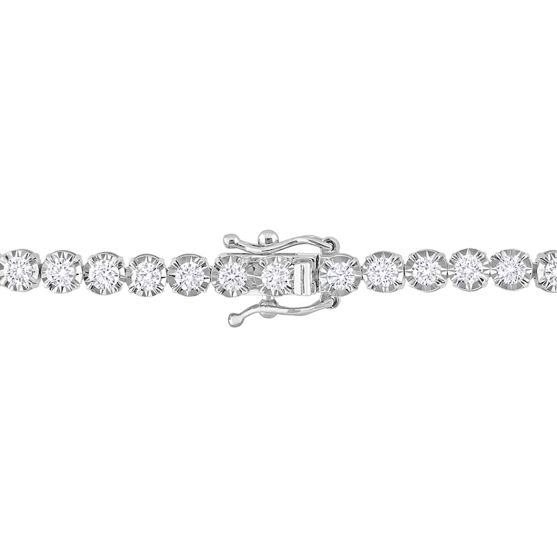 Main Image 3 of 2.64 CT. T.W. Diamond Tennis Bracelet in 14K White Gold